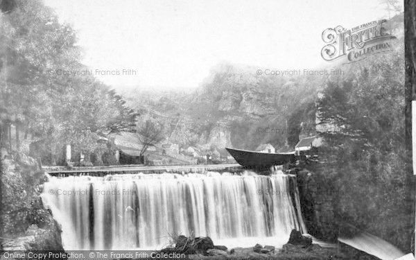 Photo of Cheddar, The Waterfall 1890