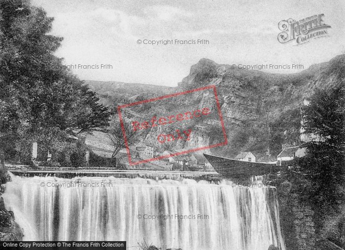 Photo of Cheddar, The Waterfall c.1910