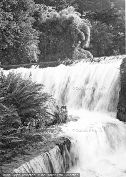 Photo of Cheddar, The Waterfall c.1955