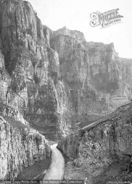 Photo of Cheddar, View In The Gorge c.1890