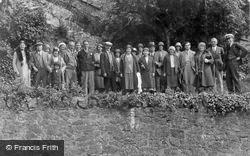 Visitors To Gough's Cave c.1925, Cheddar