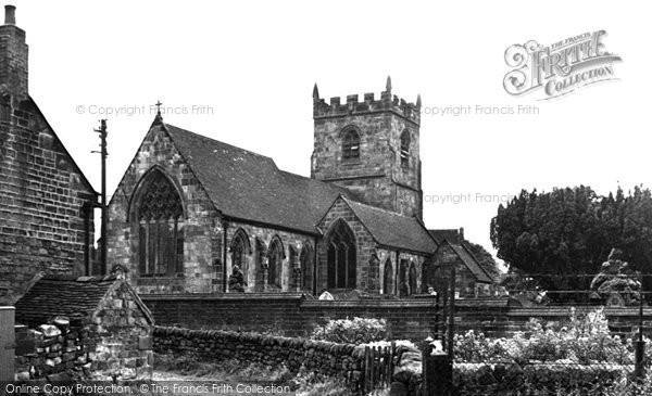 Photo of Cheddleton, St Edward's Church c.1955