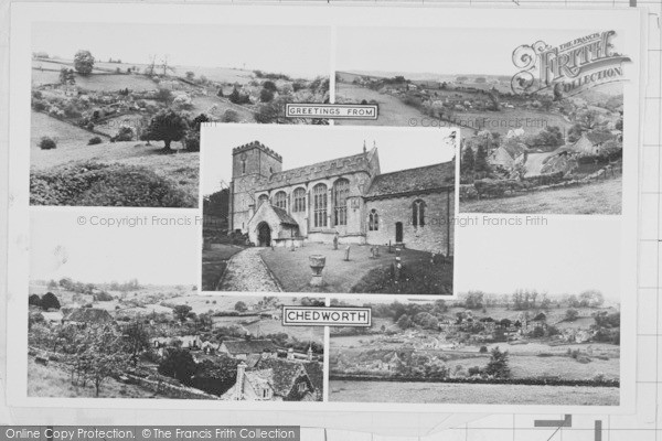 Photo of Chedworth, Composite c.1955