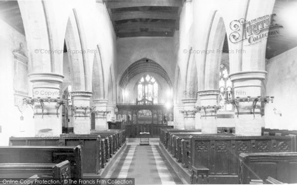 Photo of Chedzoy, Church Interior c.1960