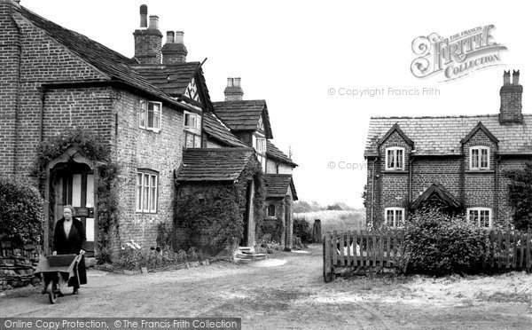 Photo of Chelford, Old Cottages c.1955