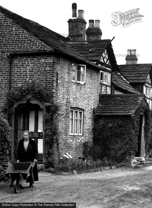 Photo of Chelford, Old Cottages c.1955