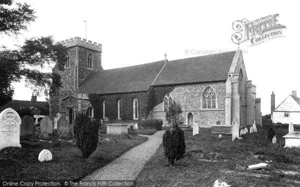 Photo of Chelmondiston, St Andrew's Church 1909