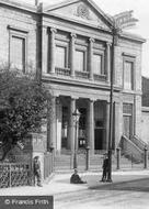 Boys In Front Of Congregational Church 1895, Chelmsford