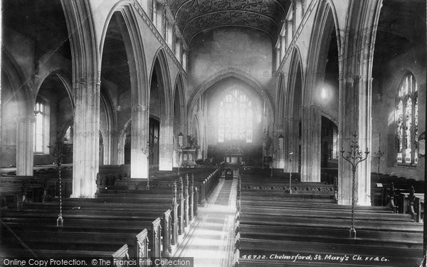 Photo of Chelmsford, Cathedral Interior 1901