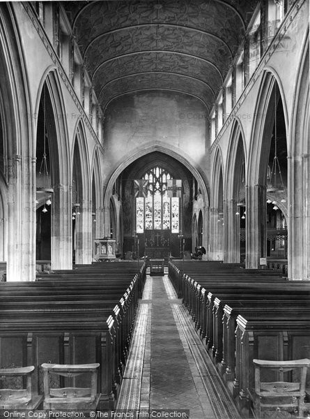 Photo of Chelmsford, Cathedral, The Interior 1919