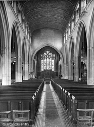 Cathedral, The Interior 1919, Chelmsford
