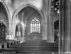Cathedral, The Interior 1919, Chelmsford