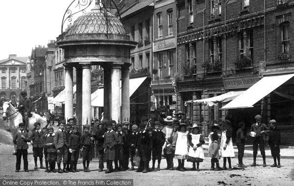 Photo of Chelmsford, Children In The High Street 1898