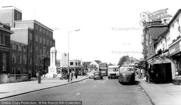 Photo of Chelmsford, Civic Suite and War Memorial c1965