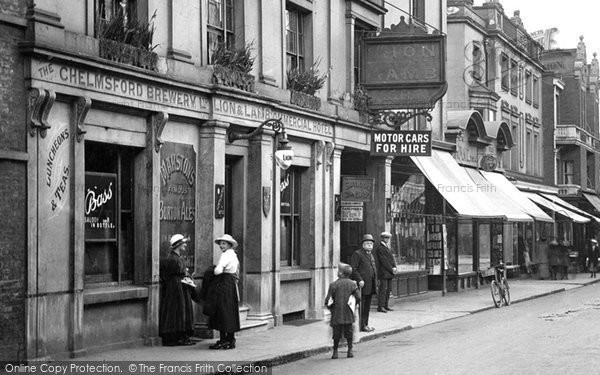 Photo of Chelmsford, Duke Street, Lion And Lamb Commercial Hotel 1919