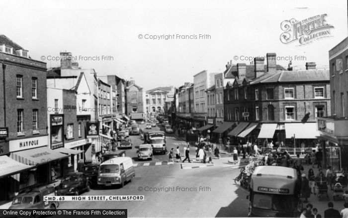Photo of Chelmsford, High Street c.1965