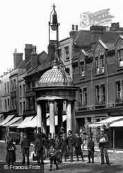 People By The Conduit Head, High Street 1895, Chelmsford