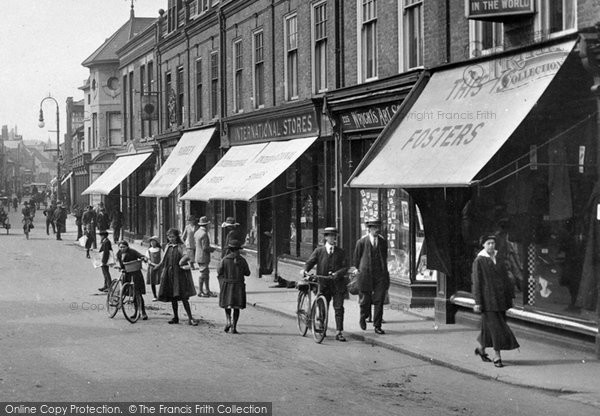 Photo of Chelmsford, Shops In Moulsham Street 1919