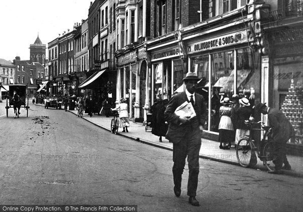 Photo of Chelmsford, Shops In The High Street 1919