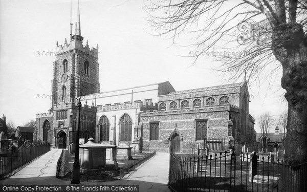 Photo of Chelmsford, St Mary's Church 1892