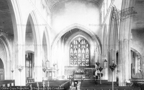 Photo of Chelmsford, St Mary's Church Interior 1892