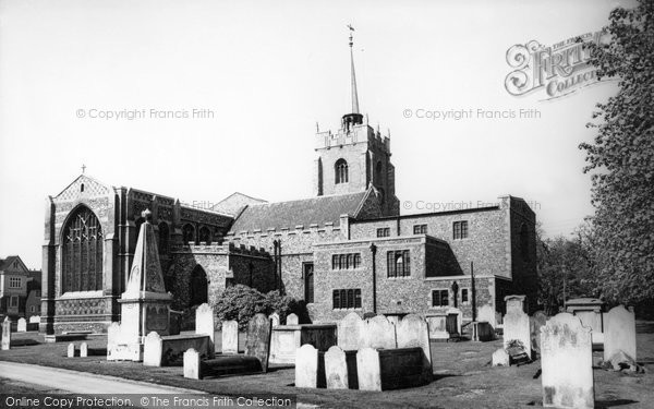 Photo of Chelmsford, The Cathedral c.1955