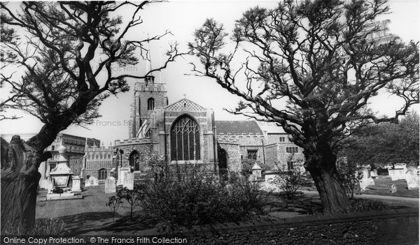 Photo of Chelmsford, The Cathedral c.1955