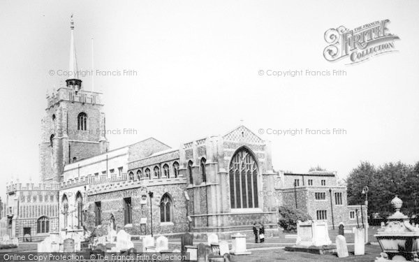 Photo of Chelmsford, The Cathedral c.1955