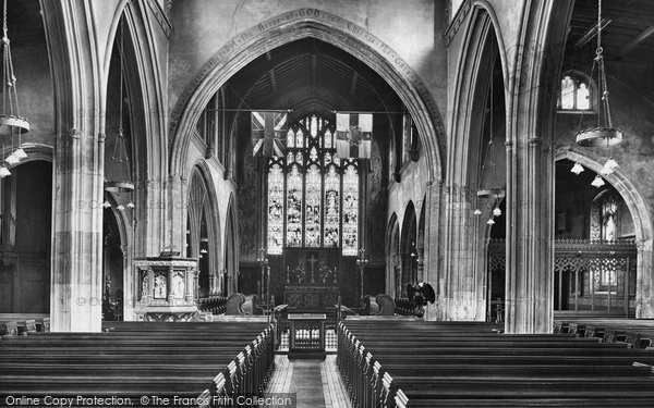 Photo of Chelmsford, The Cathedral, The Interior 1919
