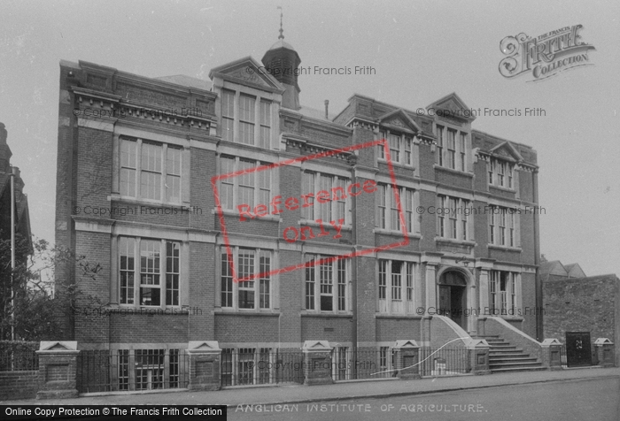 Photo of Chelmsford, The East Anglian School Of Agriculture 1925