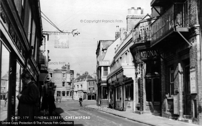 Photo of Chelmsford, Tindal Street c.1950