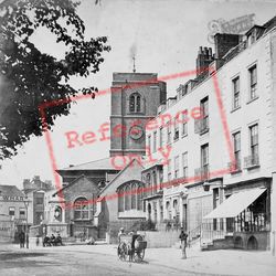 Old Church, Cheyne Walk 1890, Chelsea