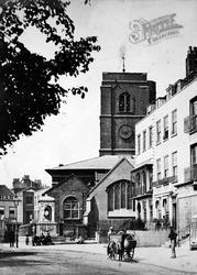 Old Church, Cheyne Walk 1890, Chelsea