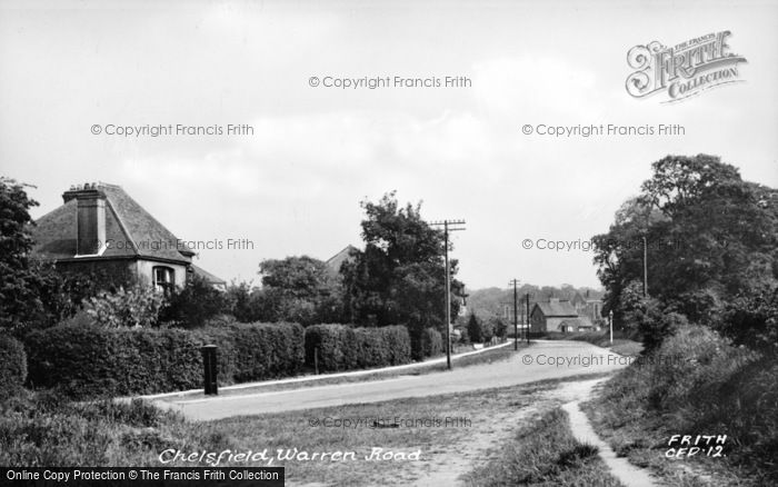 Photo of Chelsfield, Warren Road c.1960