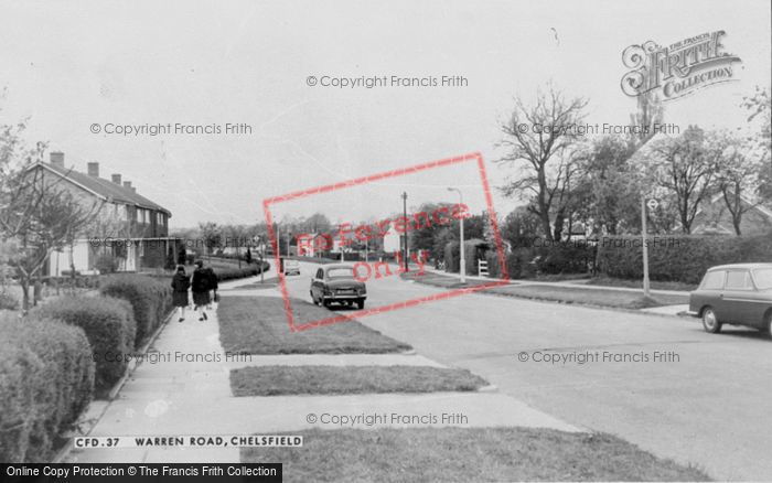 Photo of Chelsfield, Warren Road c.1965