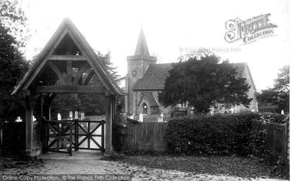 Photo of Chelsham, St Leonard's Church  And Lychgate 1904