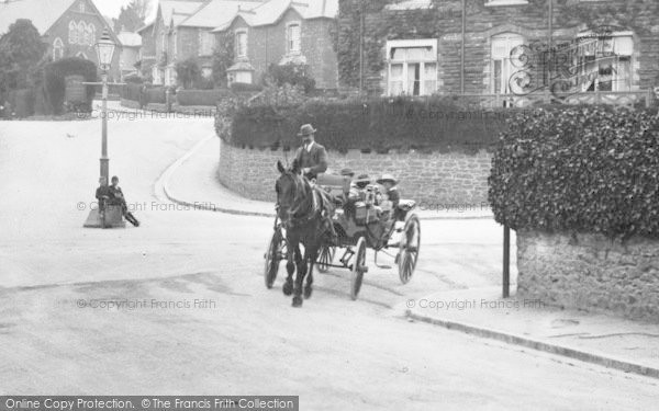 Photo of Chelston, Horse Drawn Carriage, Innerbrook Road 1920