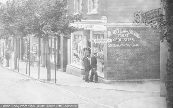 Photo of Chelston, White's Store, Old Mill Road 1920