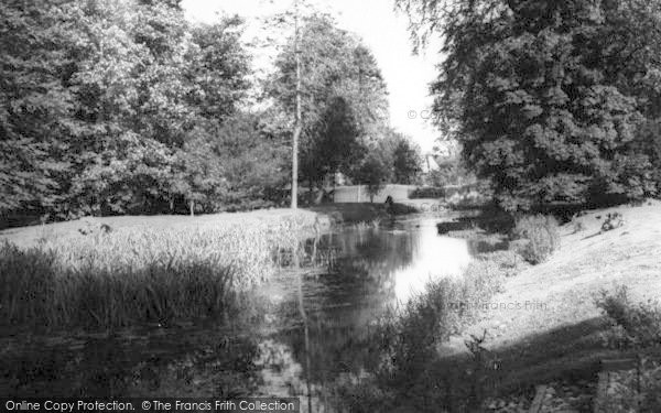 Photo of Chelsworth, The River c.1960