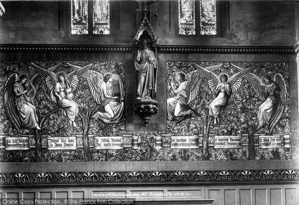 Photo of Cheltenham, All Saints' Church, Interior 1901