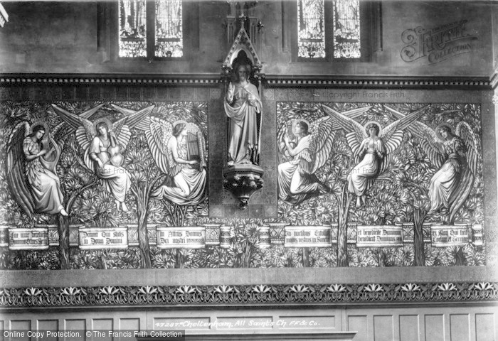Photo of Cheltenham, All Saints' Church, Interior 1901