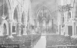 All Saints Church Interior 1912, Cheltenham