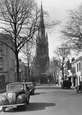 Ambrose Street And St Gregory's Catholic Church c.1955, Cheltenham