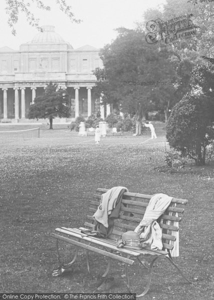 Photo of Cheltenham, Bench In Pittville Gardens 1923