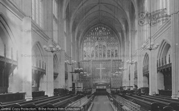 Photo of Cheltenham, College Chapel Interior 1901