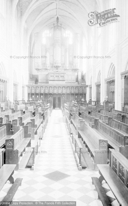 Photo of Cheltenham, College Chapel Interior 1906