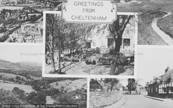 Photo of Cheltenham, Composite c.1950