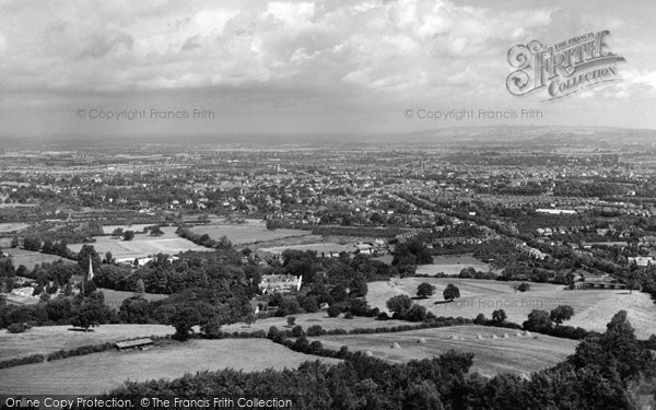 Photo of Cheltenham, From Leckhampton Hill c.1962