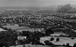 From Leckhampton Hill c.1962, Cheltenham