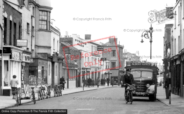 Photo of Cheltenham, Lower High Street c.1955